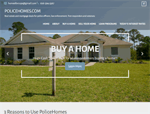 Tablet Screenshot of policehomes.com